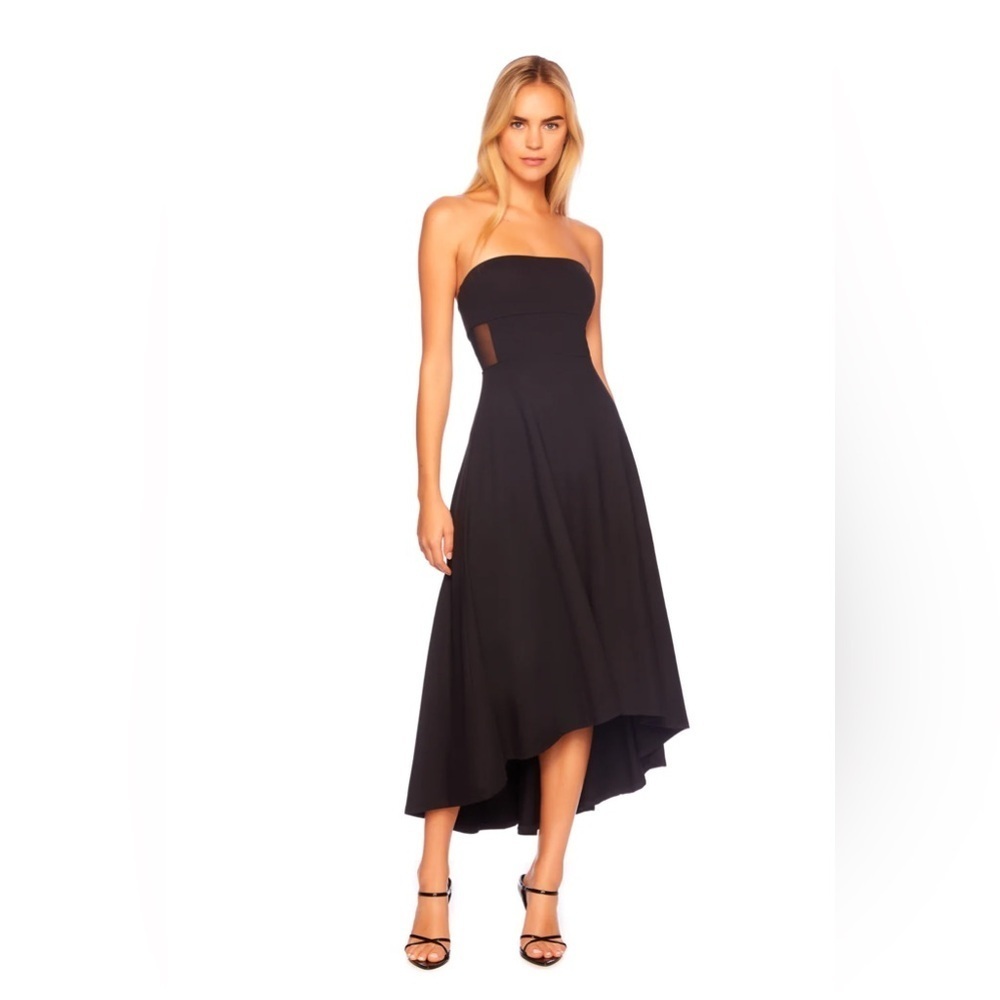 Susana Monaco mesh tube high low dress. D